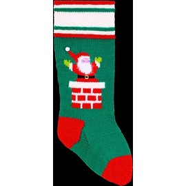 DooLallies Christmas Stocking Kit for Knitting Chimney Santa