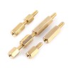 360pcs M2.5 Brass Male-Female Standoff + Stainless Steel Hex Nuts