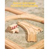 SainSmart Jr. SainSmart Jr. Wooden Train Track 52 PCS, Track