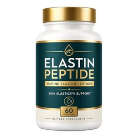 Elastina péptido de estiramiento de la piel, elasticidad de la piel, rutina diaria fácil, 60 unidades