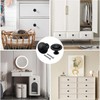 8/12/30 Pack Black Round Cabinet Knobs – Stylish and Durable