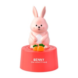 Hoshen Homework Self-Discipline Artifact Learning Special Tile Timer Kitchen Reminder Three-Dimensional Rabbit Timer, Red