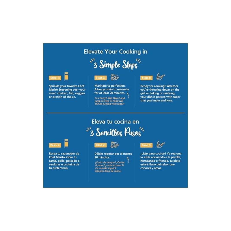 Chef Merito® | Pork Chop Seasoning | 14 Ounces |