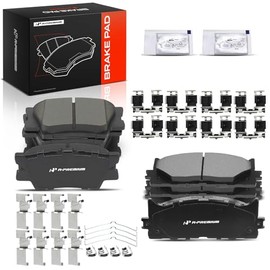 A-Premium - Juego de pastillas de freno de disco de cerámica delantera y trasera compatible con modelos seleccionados Lexus y Toyota - ES300h 2013-2018, ES350 2007-2018, Avalon 2008-2018, Camry