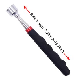 Telescoping Magnetic Pickup with 20lb Pull Force Tool Extendable up to 30in,Sturdy Build Quality Magnet Pickup Tool for Vehicle Repair,Grabbing in Hard-to-Reach Places,