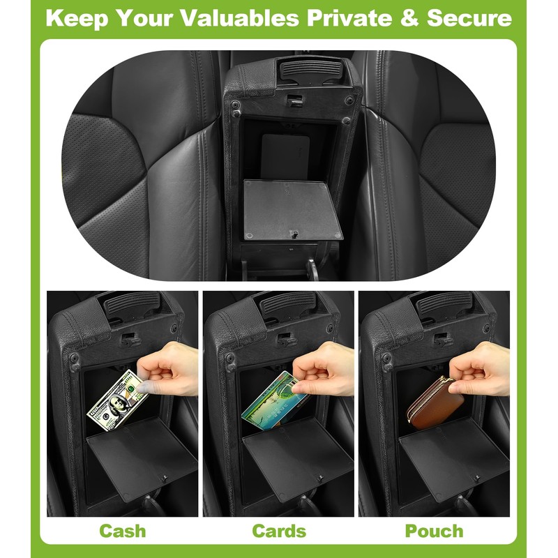 SDPVorn Center Console Organizer for Hyundai Sonata 2015 2016 2017