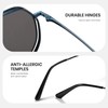Cyxus Aviator Sunglasses for Men Polarized UV400 Protection Military Pilot