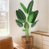IDEALHOUSE 2 Packs Artificial Tree Bird of Paradise Artificial Plant,
