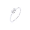 Elli Women's 925 Sterling Silver Trend Knot Ring, Size Q