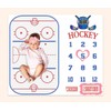 PHMOJEN Baby Age Milestone Blanket, Hockey Stadium Blanket for Nursery,