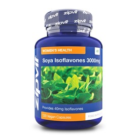 SOYA Isoflavones 3000mg, 6000mg Daily Dose. 120 Vegan Capsules, 2 Months Supply
