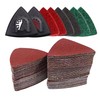VRKET 133PCS Oscillating Tool Sanding Pads Kit,125 Sandpaper, 2 Triangular
