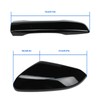 Anlseiod Side Mirror Cover Cap + Door Handle Covers Kit