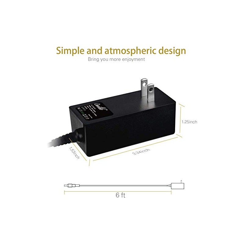 Omilik 6FT 12V Wall AC-DC Charger Adapter for Razor Electric