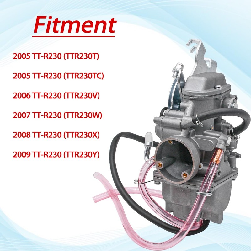 JDLLONG TTR230 Carburetor for Yamaha TTR 230 2005 2006 2007