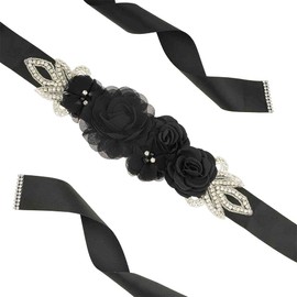 NC Handmade bridal belt, wedding belt, pregnant wedding sash belt, bridal sash belt for wedding bride, baby shower dress, sash belt with flowers, pearls, rhinestones