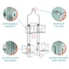 Zenna Home Caddy, Chrome Expandable Over-The-Shower