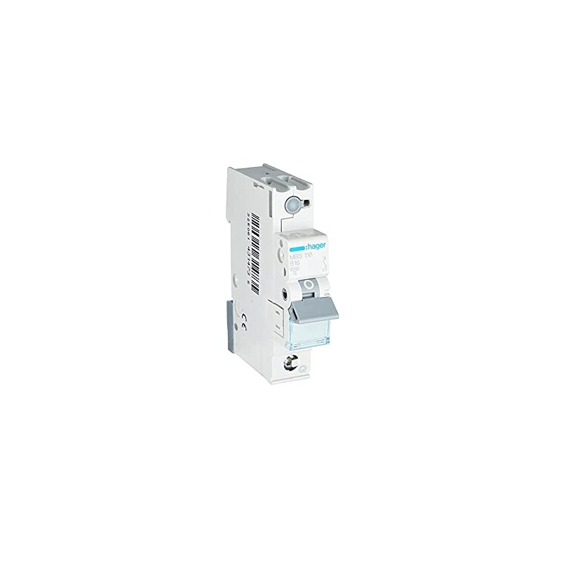 Circuit Breaker 16A MS116 Quick Connect 1-Pin 6kA B Character