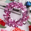 CCINEE 75 Feet Valentines Day Heart Garland, Pink Hearts Wired