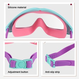 Firtink Kids Swimming Goggles Anti Fog Waterproof Swim Goggles With Adjustable Strap Wide View Swim Swimming Goggle For Kids Girls Pool Swiming Pratice