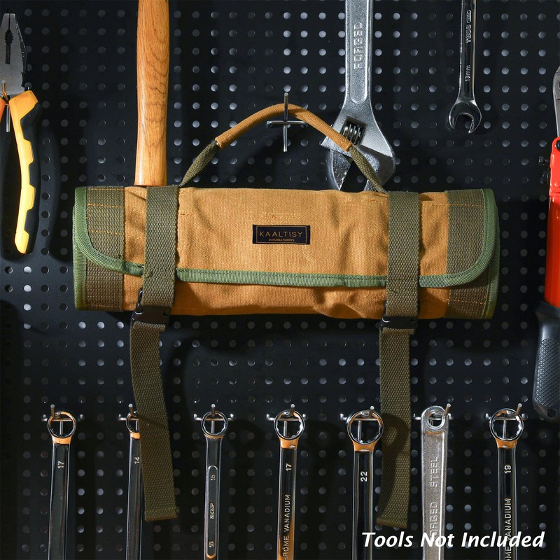 Tool Roll Bags, Portable Tool Roll with Buckle & Carry