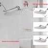 NearMoon Rain Shower Head, Ultra-Thin Design-Pressure Boosting, Awesome Some Experience,
