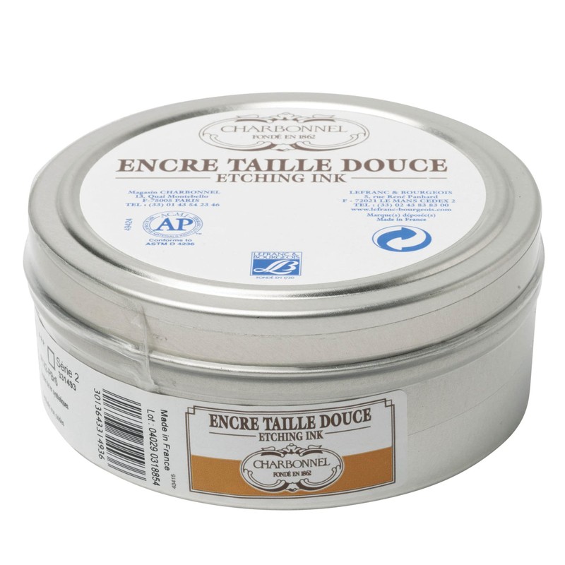 Charbonnel Etching Ink, 200 mL, Raw Sienna