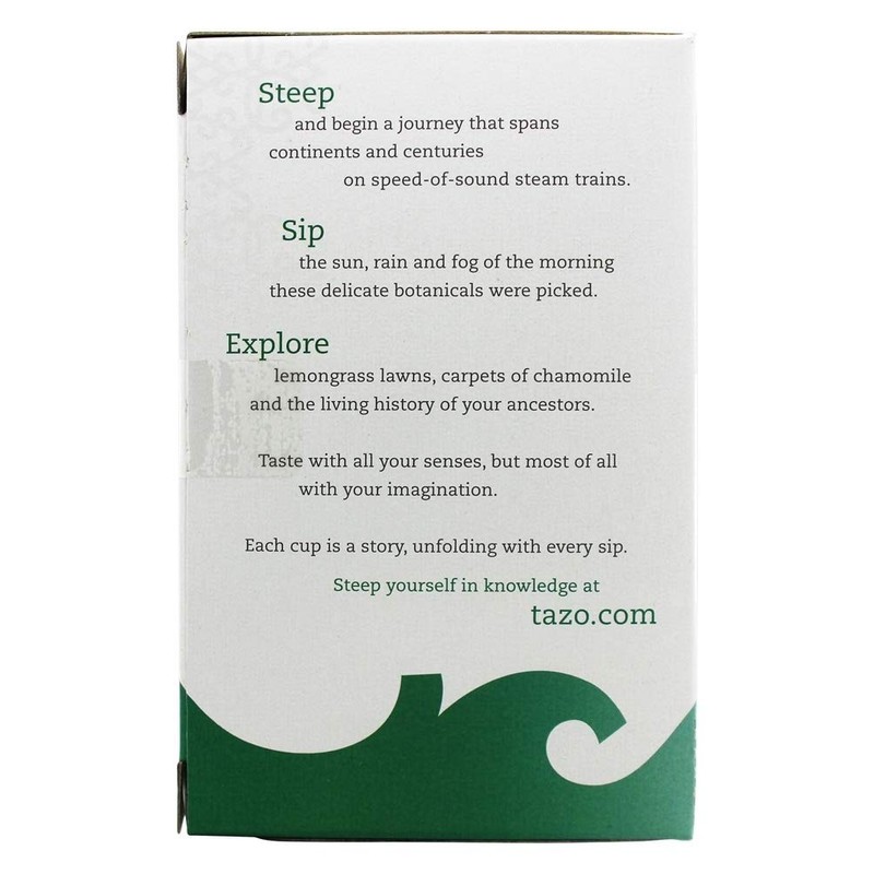 Peachy Green Tea Organic Tazo Teas 20 Bag
