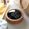 "DIGITAL DIAL TIMER" LED Lighted Wood Dial Timer Kitchen Timer