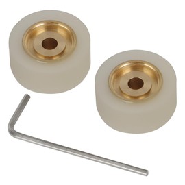 MOTOQUEEN for Pioneer RT-909/901 Pair New Pinch Rollers Assembly Reel to Reel Tape Deck with Dual Bearings