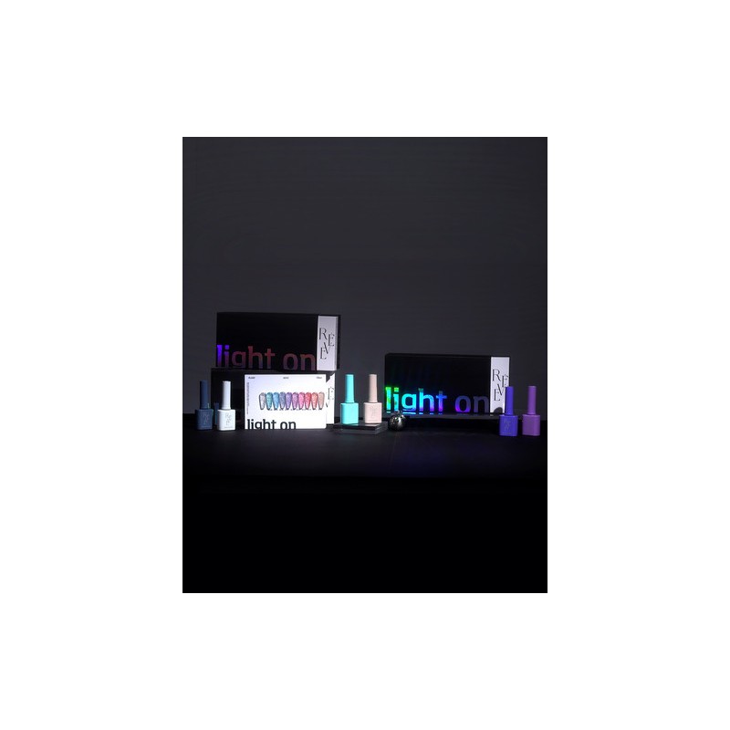 Revzel Revgel Light-On Reflective Glitter Gel 10-piece set / 레브젤