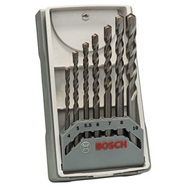 Bosch Professional 7-Piece Cyl-3 Concrete Drill Bit Set, Diameter 4/5/5.5/7/8/10 mm, Bosch Accessories, for Hammer Drill