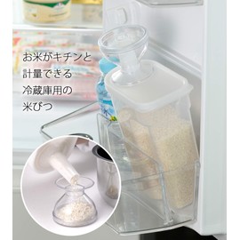 Inomata Chemical 1247 Refrigerator Rice Bottle, 4.4 lbs (2 kg), Made in Japan