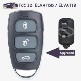 KEYECU Upgraded Remote Key Fob 3+1 Btn ELVATDD ELVAT1B for Toyota Sequoia Tundra Tacoma