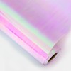 Burymento Holographic Iridescent Shiny Sparkle Metallic Glitter Pink Gift Wrapping