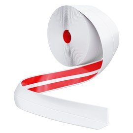 TATUNER TATUNER Dichtungsband Selbstklebend - Wasserdichtes PVC Silikonband fr Badewanne, Dusche, Kche, Toiletten und Bad, Professionelles Abdichtungsband, 4M x 3,8cm, Wei?