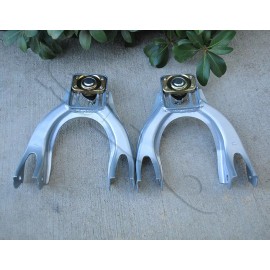 superdigitaloutlet PAIR SILVER FRONT CAMBER UPPER CONTROL ARM KITS For 1994-2001 ACURA INTEGRA DC2