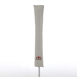 doppler Expert Parasol Protective Cover for Garden Parasols up to 350 cm with Rod for Comfortable Operation Weatherproof Grey