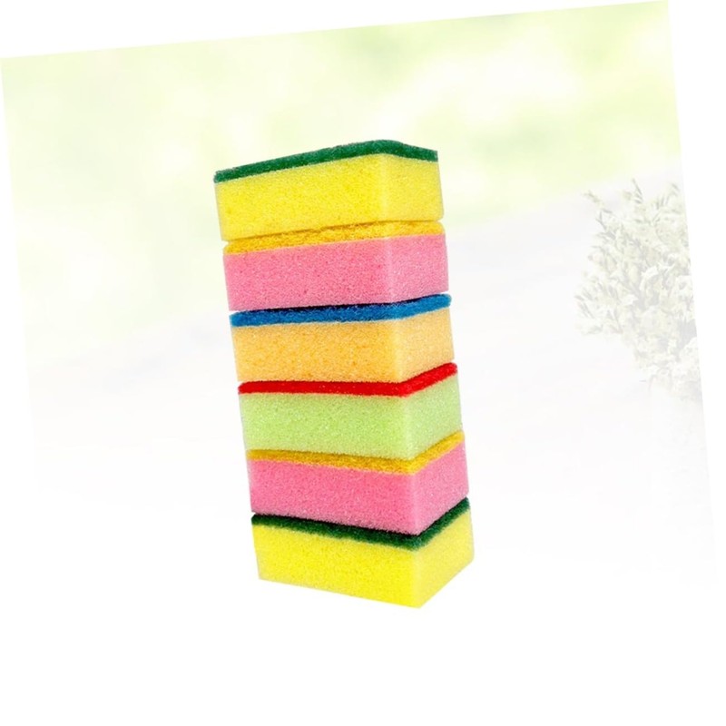 Mobestech 10 Pack Kitchen Cleaning Sponges Non-Skid Dish Sponge Eraser