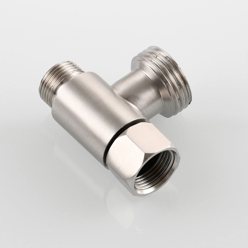 Bidet T Adapter, Biveah Stainless Steel Angle Stop Add-A-Tee Valve