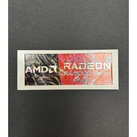 AMD 1x Prismatic AMD Radeon RX 7000 Desktop / Laptop sticker label (NEW)