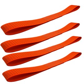 GXTOOL Heavy Duty Soft Loop Short Small Vehicle Moving Tie Down Straps,Cargo Straps Soft Loop Tie Down Straps for Motorcycle (2)