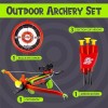 Toysery Real Crossbow Archery Set for Kids - 3 Suction