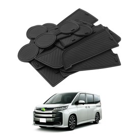 Auto Spec Toyota New Voxy Noah 90 Series Pocket Mat, 4th Generation S-Z, Z (7 Seaters), R90W Type R4.1 ~ Interior Rubber Mat, Designed for Car Models, Door Pocket, Rubber Dress-Up Parts, Interior