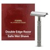 Feather All Stainless Steel Double Edge Shaving Razor