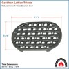 Oval Cast Iron Lattice Trivet