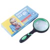 Magnifying Glass 10X Handheld Reading Magnifier for Seniors & Kids,