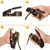 Doppy RJ45/RJ11/RJ12 Pass Through Crimp Tool Kit with 50PCS CAT6