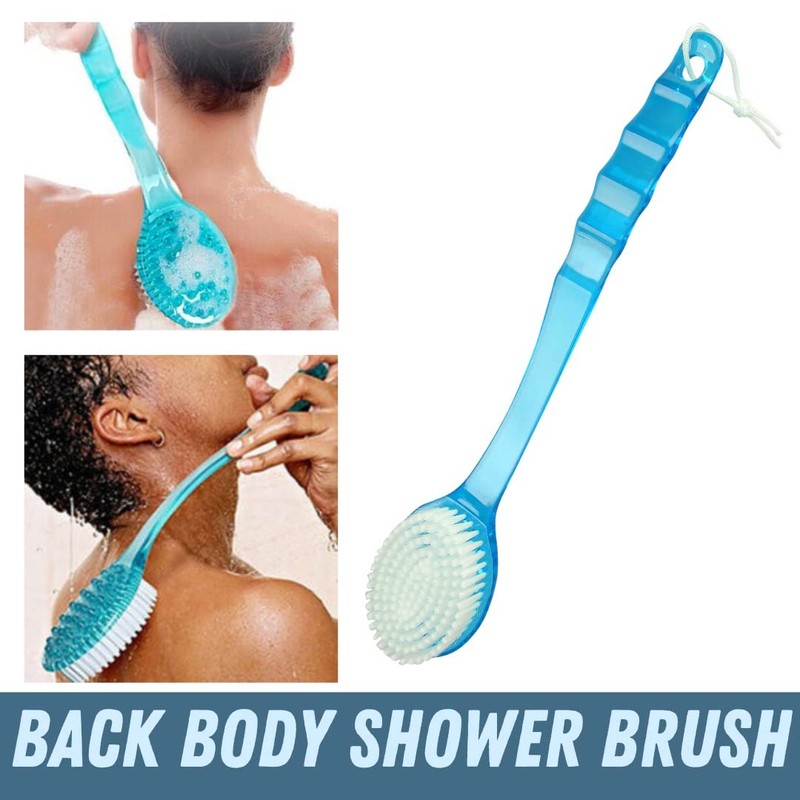Bath Body Brush Long Handle Back Shower Brush Exfoliating Back,