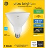GE Ultra Bright LED Light Bulb, 150 Watt, Daylight, PAR38